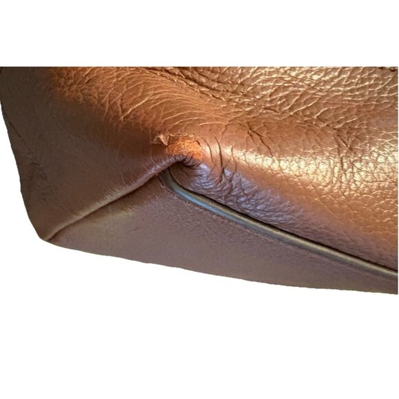 Fossil brown Patchwork Shoulder Bag Tote with Wrist Bag - Picture 8 of 12